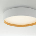 Arisha Moderne LED Plafoniere Metallo Bianca/Grigia/Nera Rotonda