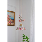 Lampada a sospensione in vetro Lalique Rose