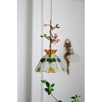 Lampada a sospensione in vetro Lalique Rose