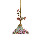 Lampada a sospensione in vetro Lalique Rose