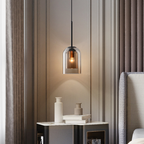 LuxeBeam Light - Lampada a sospensione moderna in vetro doppio