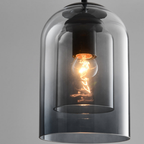 LuxeBeam Light - Lampada a sospensione moderna in vetro doppio