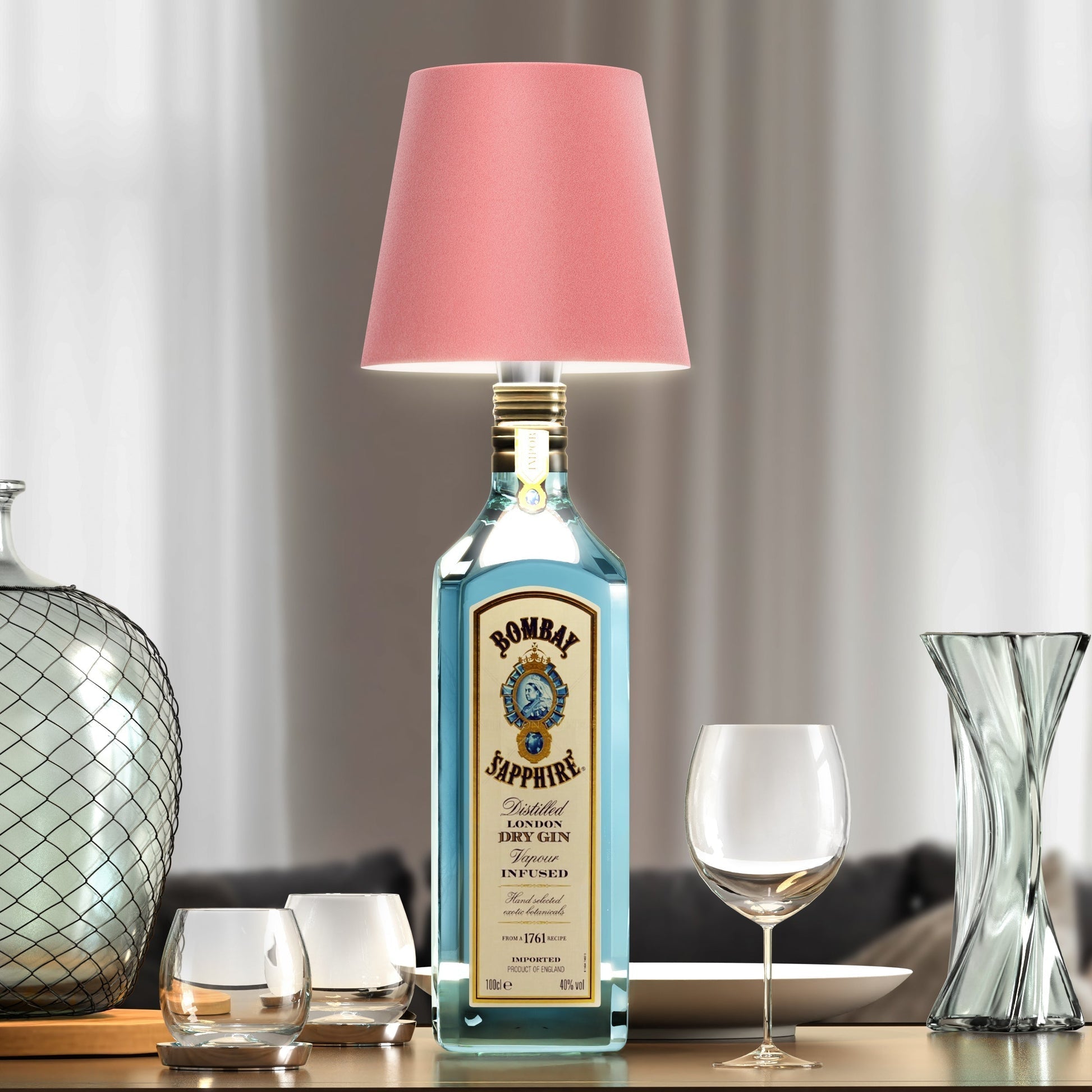 BottleBeam - Lampada versatile per ambienti eleganti