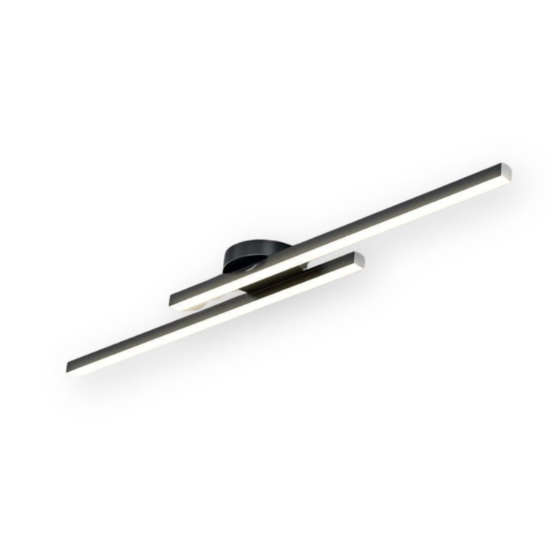 Lampada da soffitto Langstrip – LED – Nera – 21×5 cm – Design moderno per soggiorno e corridoio