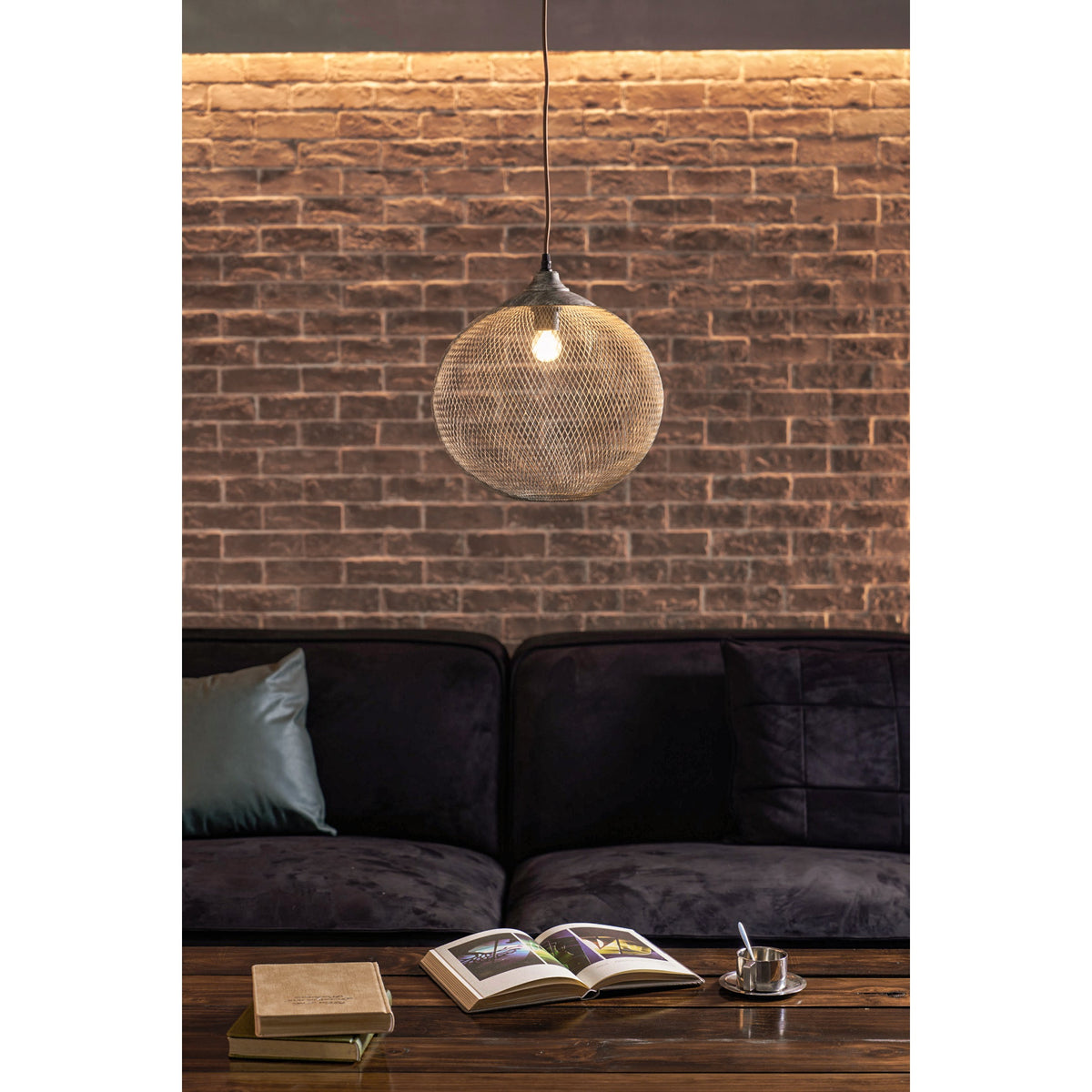 Lampada a sospensione Lanister Mesh