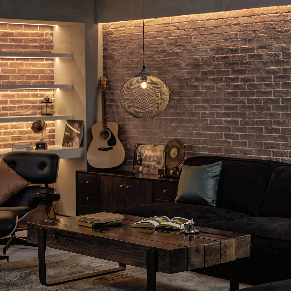 Lampada a sospensione Lanister Mesh