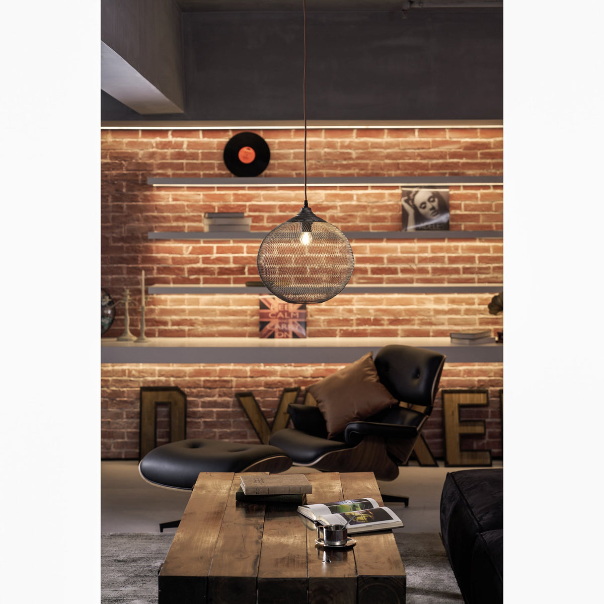 Lampada a sospensione Lanister Mesh