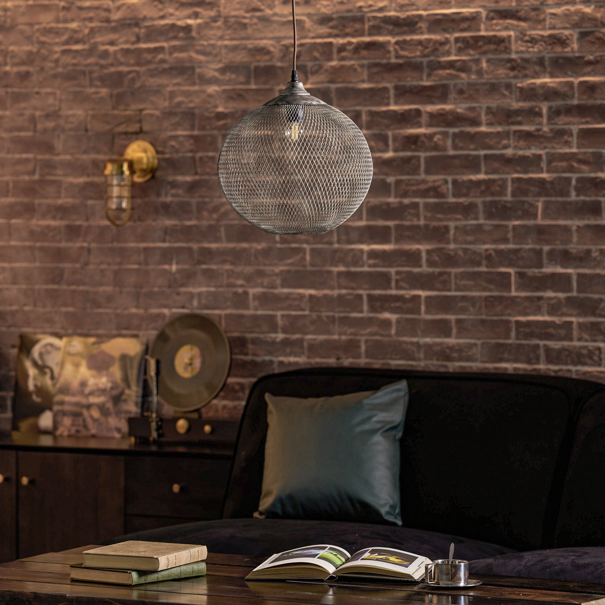 Lampada a sospensione Lanister Mesh