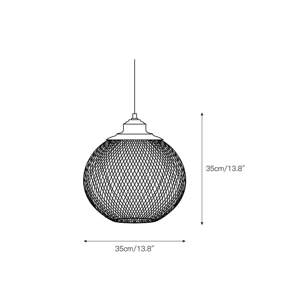 Lampada a sospensione Lanister Mesh