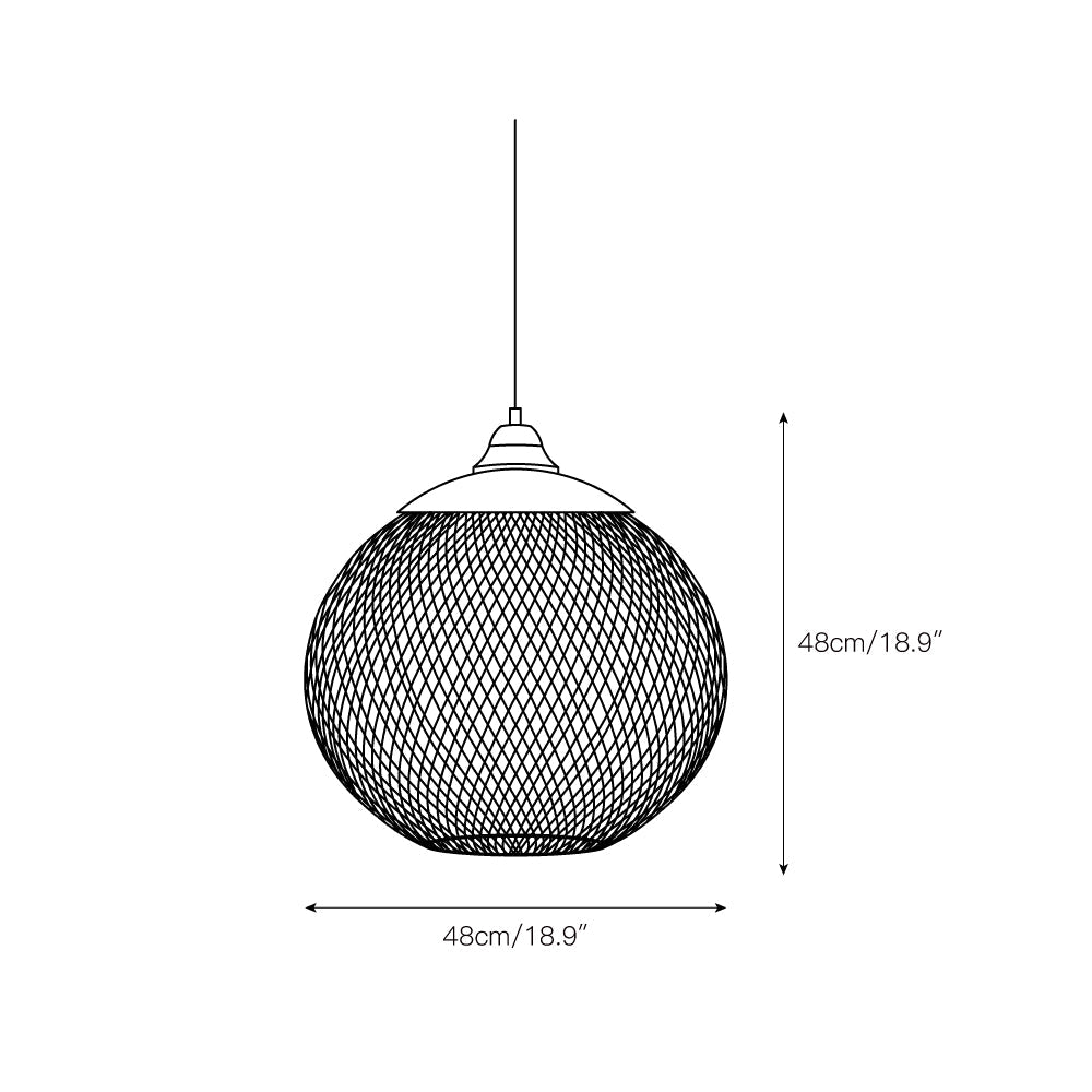 Lampada a sospensione Lanister Mesh