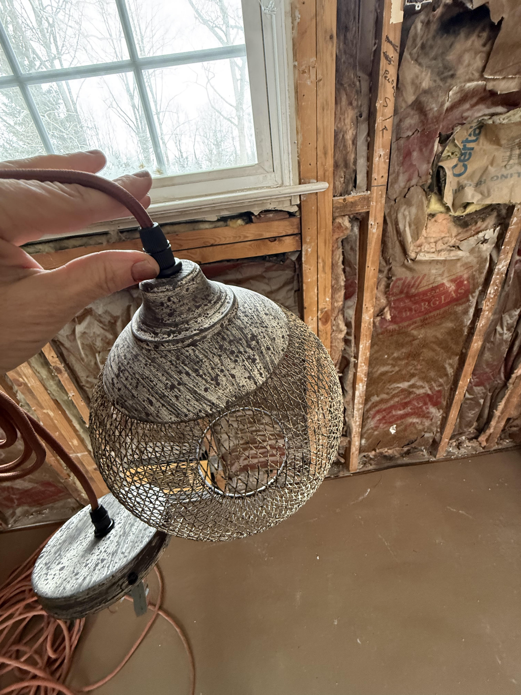Lampada a sospensione Lanister Mesh