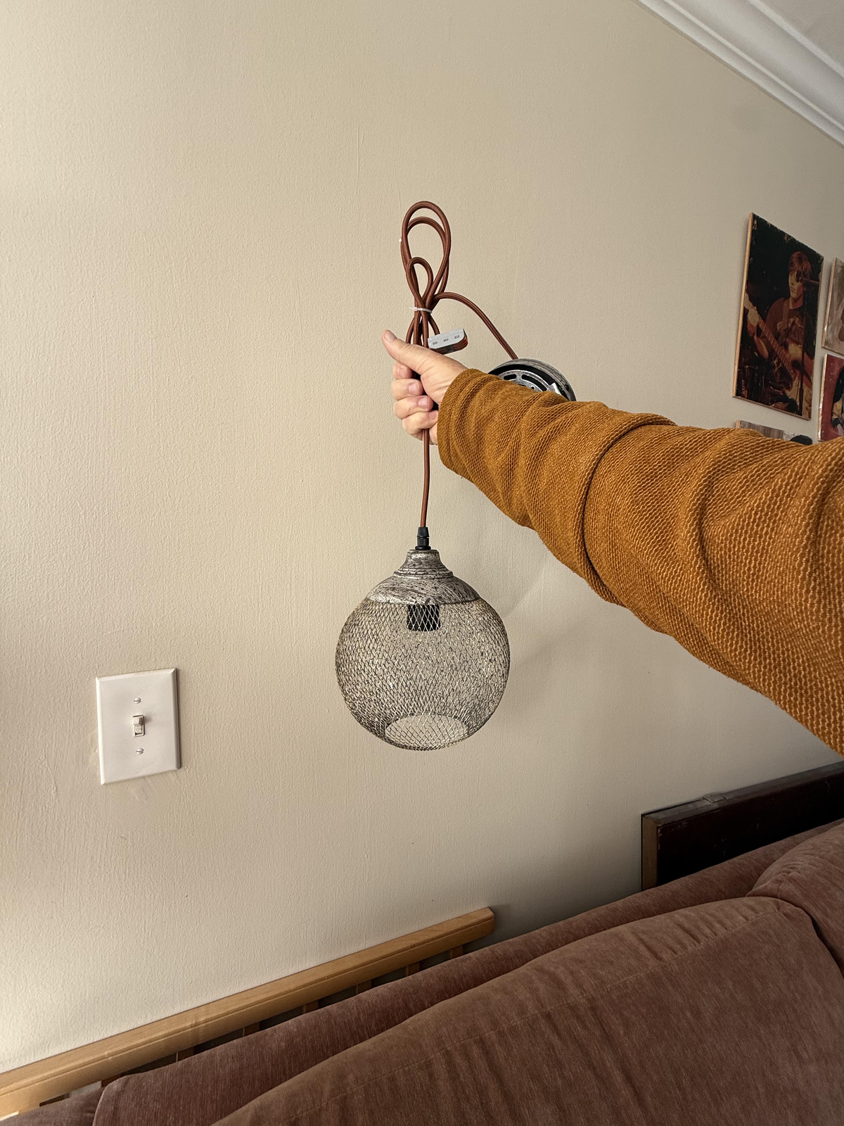 Lampada a sospensione Lanister Mesh