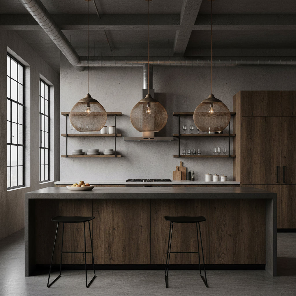 Lampada a sospensione Lanister Mesh