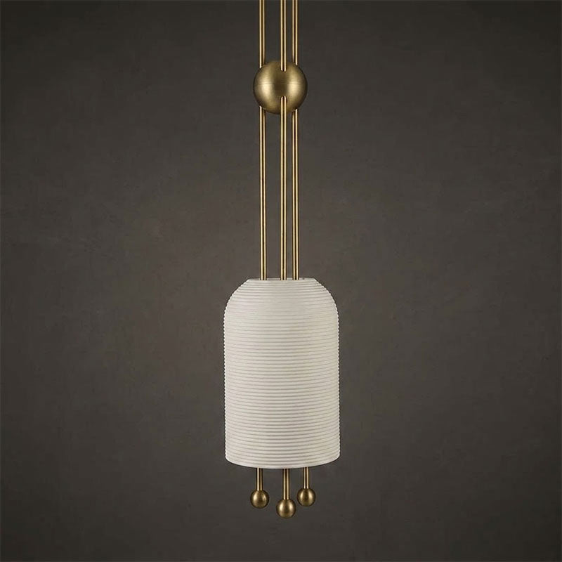 Lampada a Pendente in Vetro a Lanterna