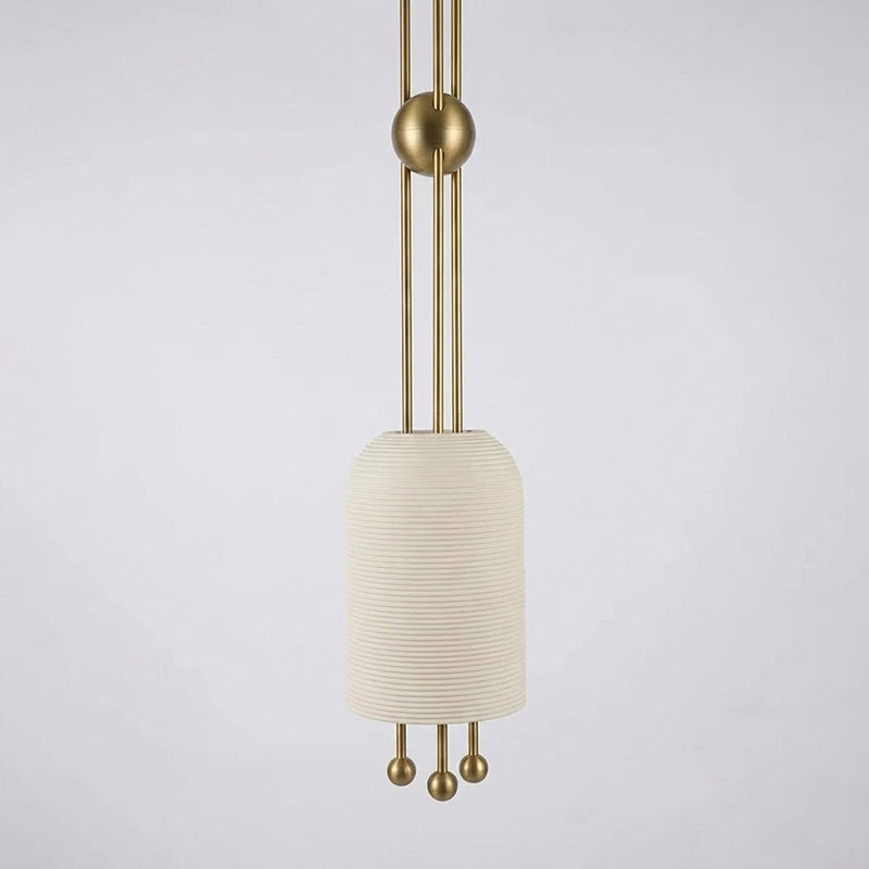 Lampada a Pendente in Vetro a Lanterna