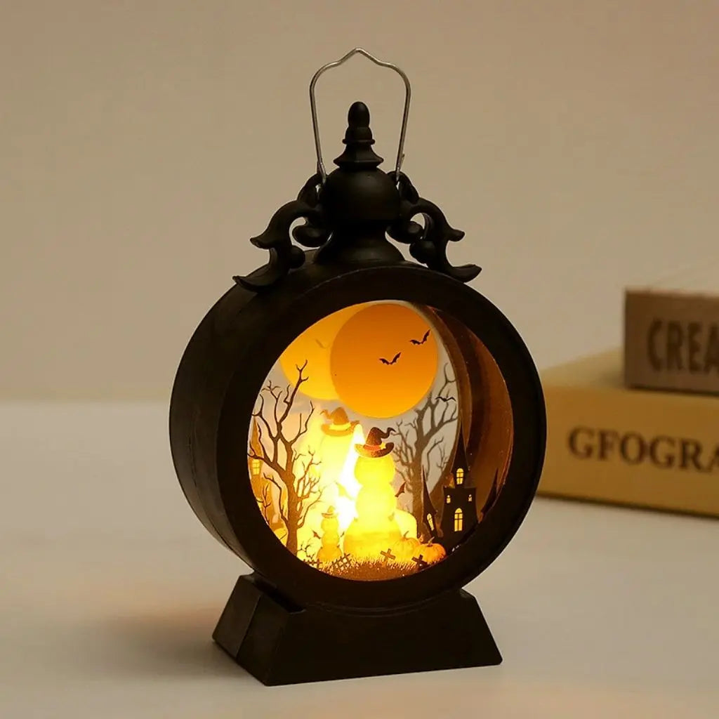Luce di Mezzanotte - Lanterna Retro di Halloween