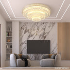 Lampadario a Cristallo Multi Livello