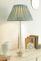 Laura Ashley Blake Base Lampada da Tavolo in Cristallo Vetro Tagliato Obelisco Media
