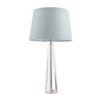 Laura Ashley Blake Base Lampada da Tavolo in Cristallo Vetro Tagliato Obelisco Media