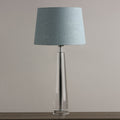 Laura Ashley Blake Base Lampada da Tavolo in Cristallo Vetro Tagliato Obelisco Media