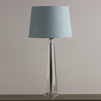 Laura Ashley Blake Base Lampada da Tavolo in Cristallo Vetro Tagliato Obelisco Media