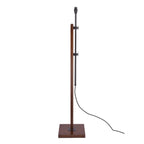 Lampada da Terra Regolabile Laura Ashley Burdale con Base in Legno Scuro