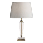 Lampada da Tavolo Media Laura Ashley Carson Ottone Antico & Cristallo