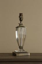 Lampada da Tavolo Piccola Laura Ashley Carson Ottone Antico e Cristallo
