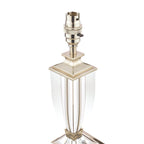 Lampada da Tavolo Piccola Laura Ashley Carson in Nichel Lucido e Cristallo