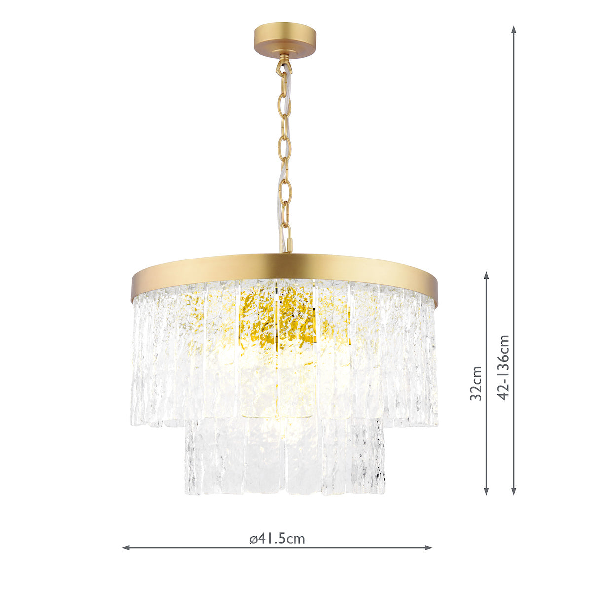 Laura Ashley Durnsford Pendant Ottone Anticato Opaco