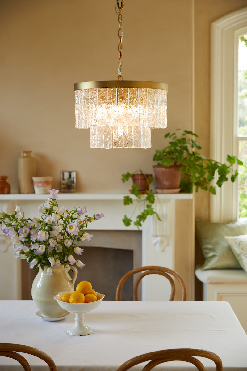 Laura Ashley Durnsford Pendant Ottone Anticato Opaco