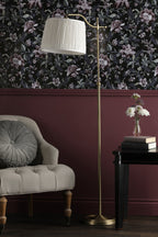 Lampada da Terra Laura Ashley Hemsley Ottone Antico e Paralume Avorio