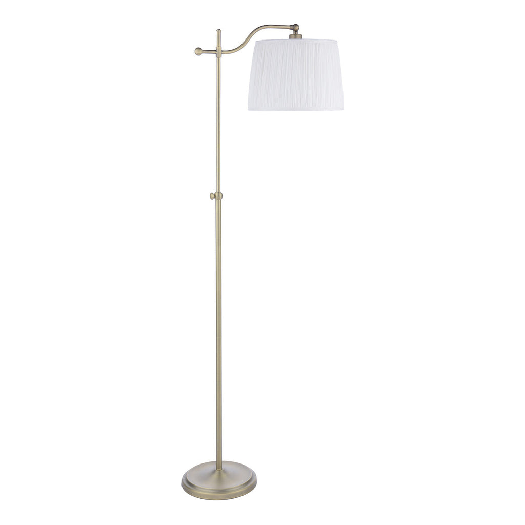 Lampada da Terra Laura Ashley Hemsley Ottone Antico e Paralume Avorio