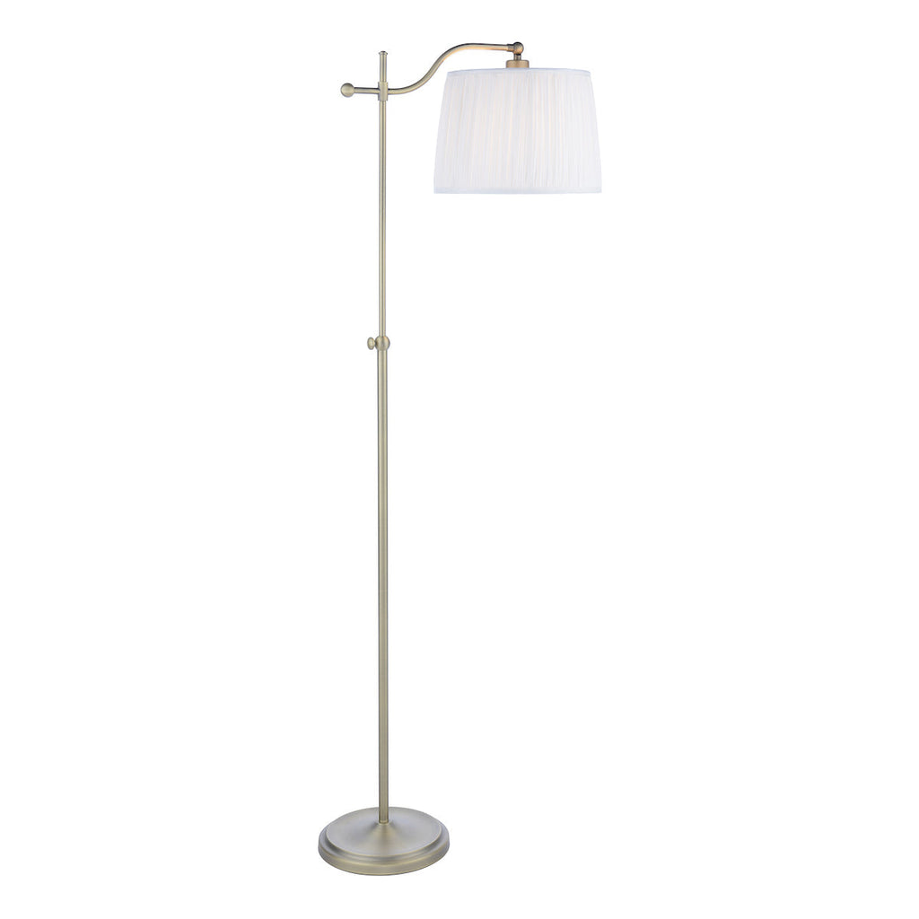 Lampada da Terra Laura Ashley Hemsley Ottone Antico e Paralume Avorio