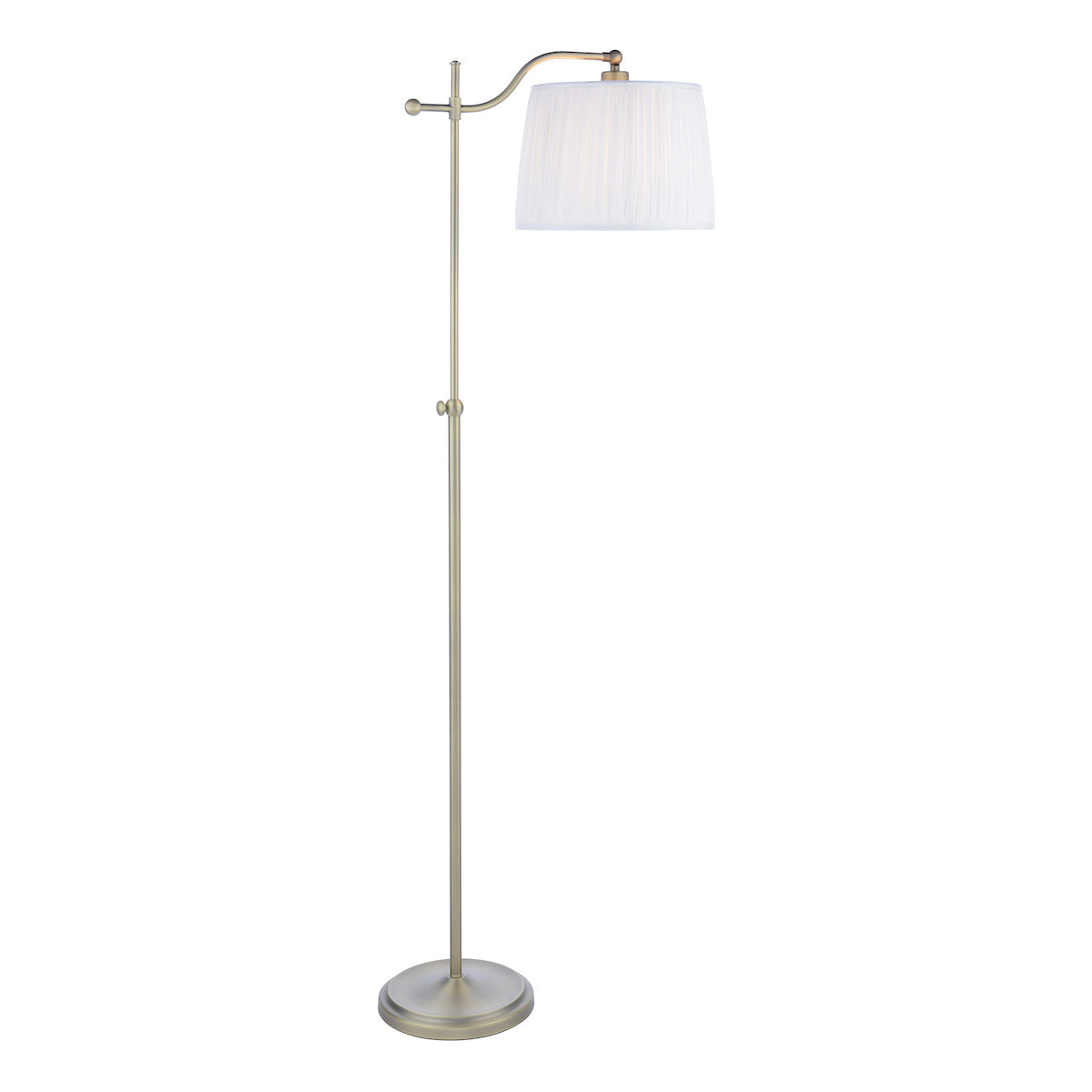 Lampada da Terra Laura Ashley Hemsley Ottone Antico e Paralume Avorio