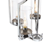 Laura Ashley Joseph Lampadario a 5 Luci in Cromo Lucido