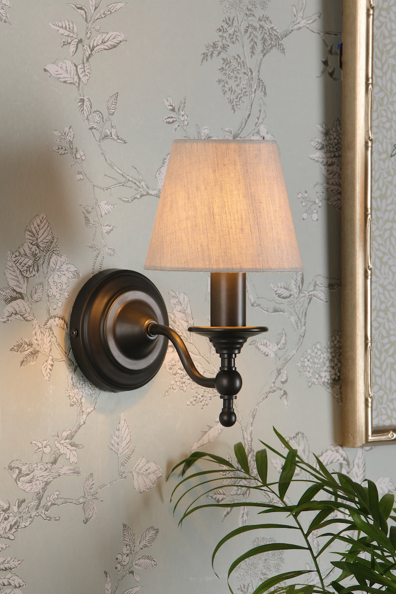 Laura Ashley Ludchurch Applique Singola Nera Industriale