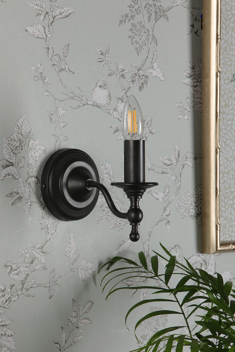 Laura Ashley Ludchurch Applique Singola Nera Industriale