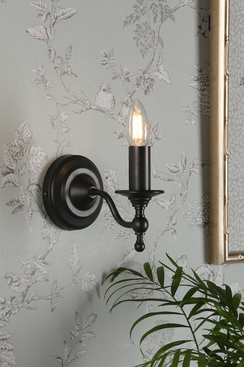 Laura Ashley Ludchurch Applique Singola Nera Industriale