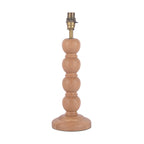 Lampada da Tavolo Laura Ashley Maria con Base in Legno di Quercia Cerata
