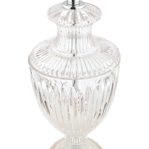 Base Lampada da Tavolo Grande in Cristallo Tagliato Laura Ashley Meredith