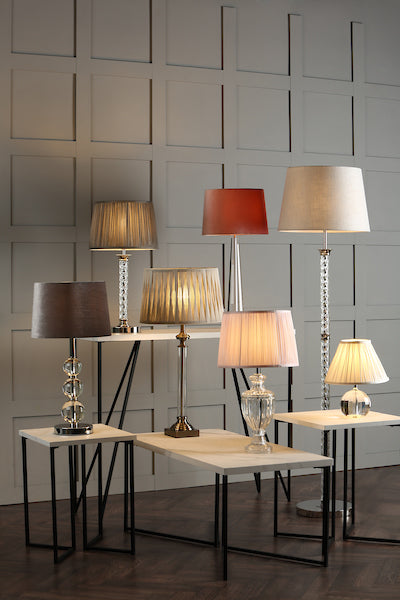 Base lampada da tavolo in cristallo tagliato Laura Ashley Meredith Urna Piccola