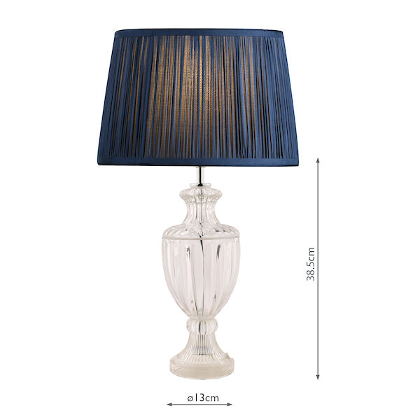 Base lampada da tavolo in cristallo tagliato Laura Ashley Meredith Urna Piccola