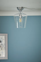 Laura Ashley Ockley Semi-Flush Cromo Lucido