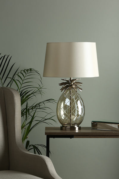 Lampada da tavolo grande Laura Ashley Ananas Champagne
