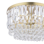Laura Ashley Rhosill 3 Luci Semi Flush Ottone Anticato Opaco