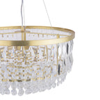 Laura Ashley Rhosill 4 Luci Grande Lampadario Ottone Antico Opaco