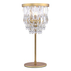 Lampada da Tavolo Laura Ashley Rhosill in Cristallo e Ottone Anticato