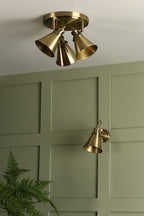 Laura Ashley Rufus 3lt Round Plate Spotlight Ottone Antico