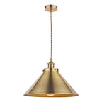 Laura Ashley Rufus Sospensione Singola Ottone Antico